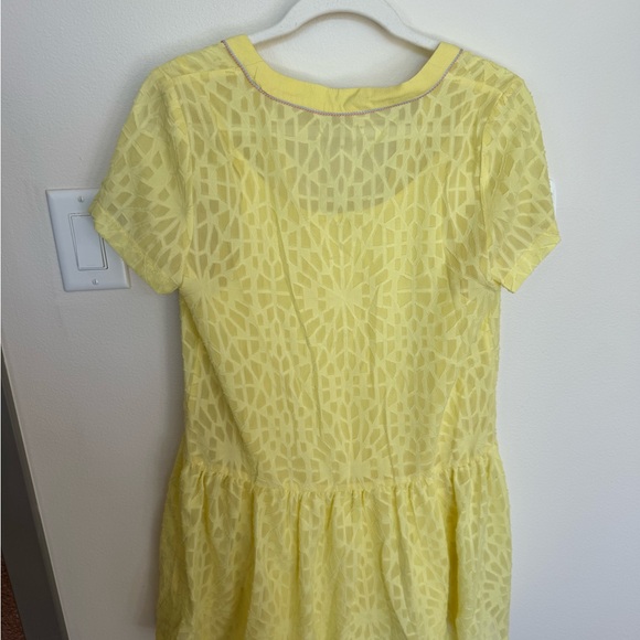 RARE French Short Sleeve Sheer Dress with Slip! By Opullence Paris. Size small. - Picture 9 of 9